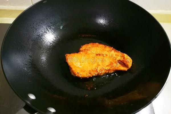 香煎白芝麻鸡脯肉的做法图解12