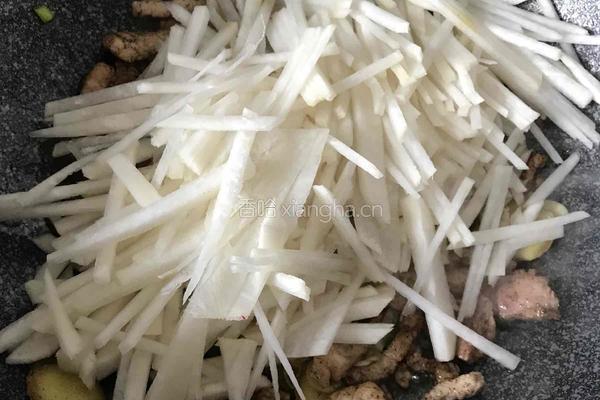 萝卜丝炒粉条的做法图解8