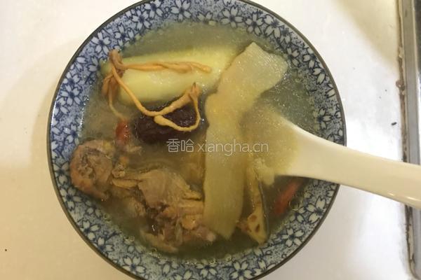 虫草花玉竹鸡汤的做法图解8