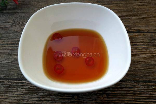 凉拌韭菜结的做法图解4
