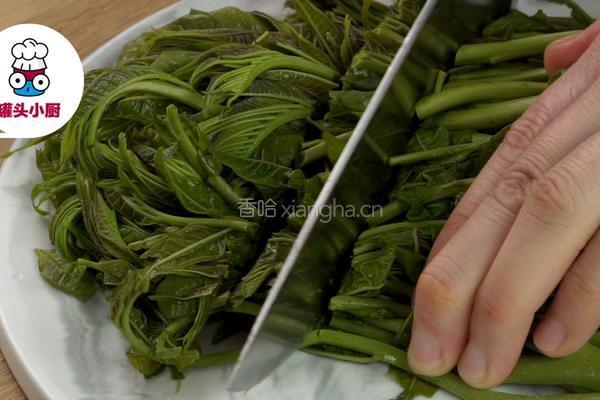 无添加香椿酱拌面的做法图解1
