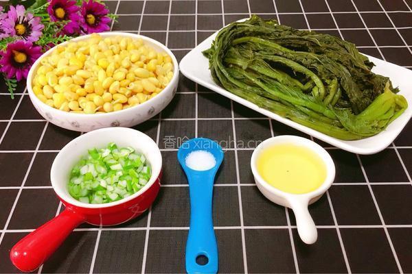 雪里蕻炖黄豆芽的做法图解2