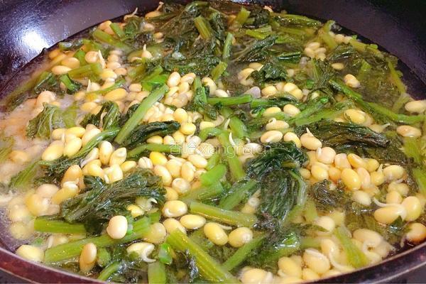 雪里蕻炖黄豆芽的做法图解9