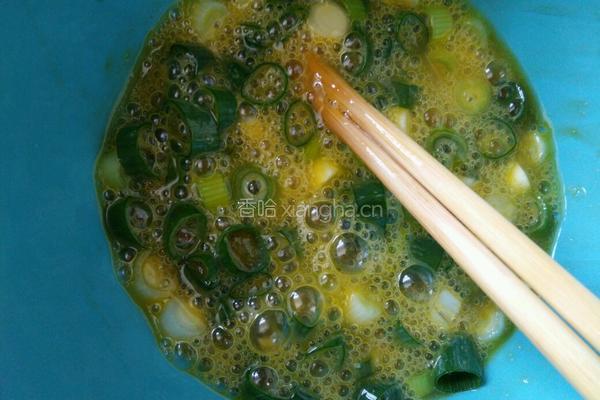 减肥早餐之葱花芙蓉蛋的做法图解6