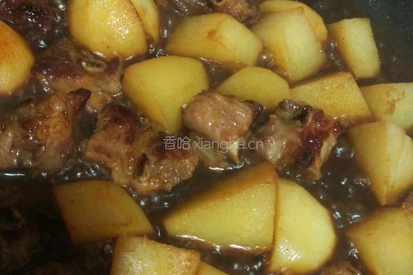 红烧土豆排骨的做法图解4