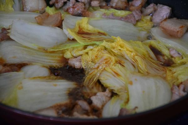 娃娃菜炒肉的做法图解7
