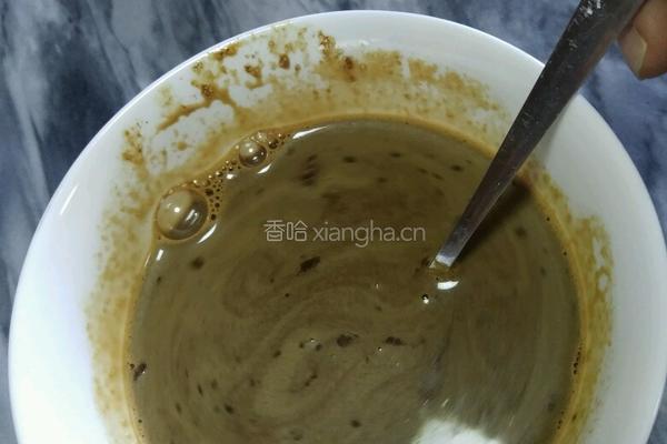 榴莲咖啡慕斯蛋糕 的做法图解4