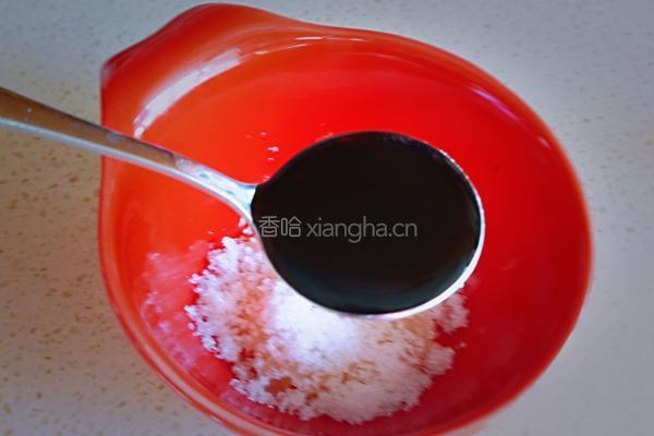陈醋蒜蓉拌冰菜的做法图解3