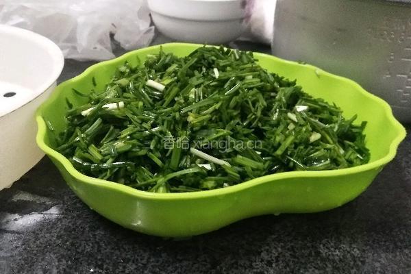 春天小蒜粑的做法图解2