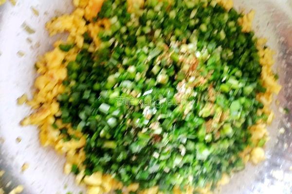 韭菜鸡蛋馅的做法图解8