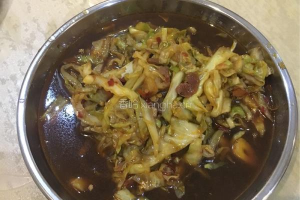 鱼香包菜的做法图解5