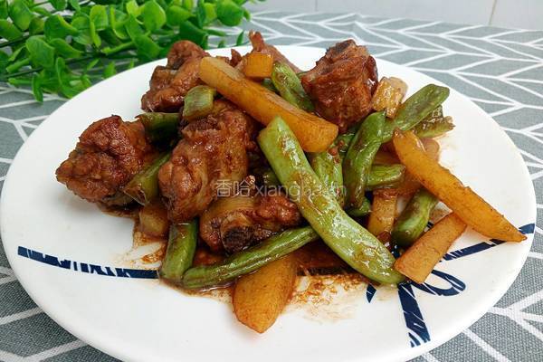 豆角土豆炖排骨的做法图解24