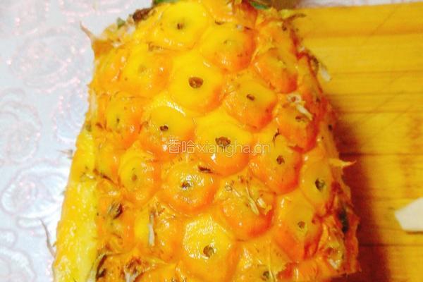 菠萝炒饭的做法图解4