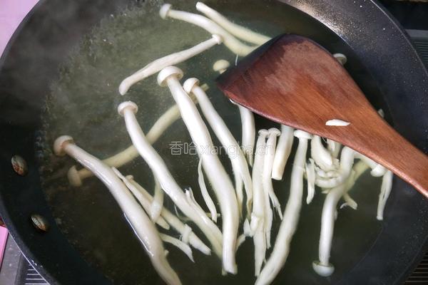 海鲜菇鸡蛋炒荷兰豆的做法图解6