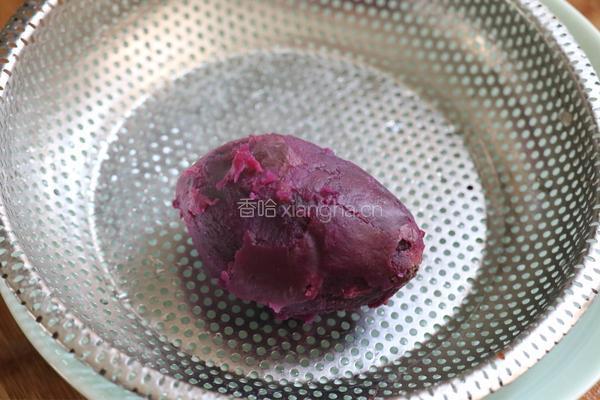 紫薯山药糕的做法图解2