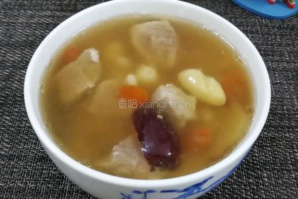 白果薏米瘦肉汤的做法图解7