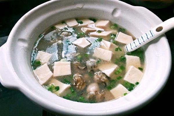 海蛎豆腐汤的做法图解6