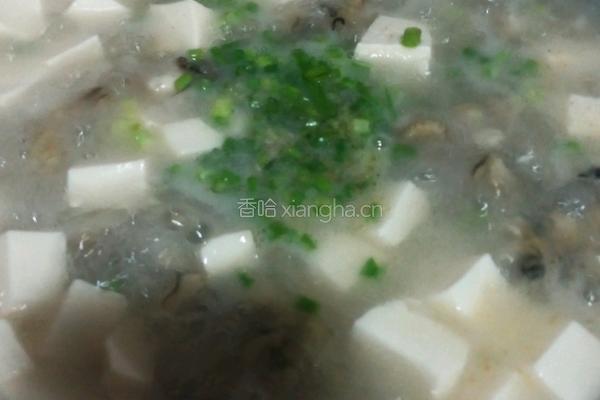 海蛎豆腐汤的做法图解5