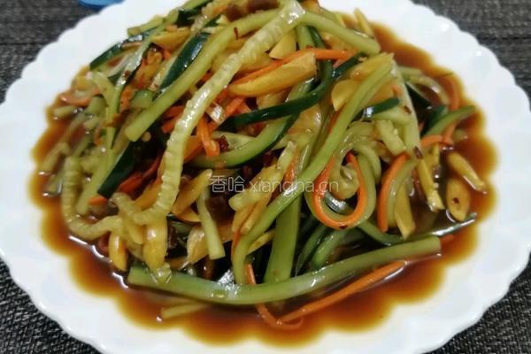 酸蒜头凉拌青瓜的做法图解6