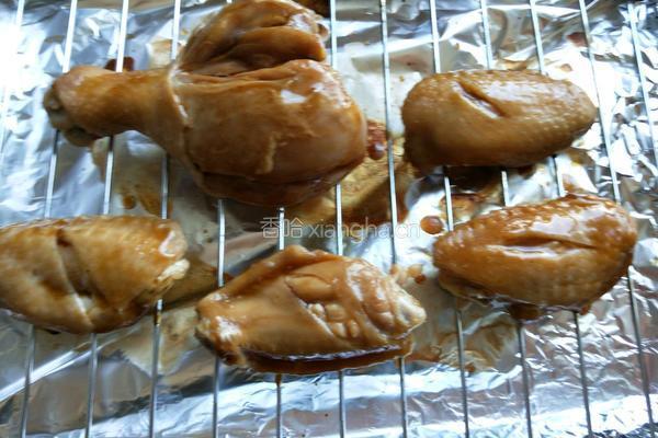 烤蚝油鸡翅腿的做法图解3