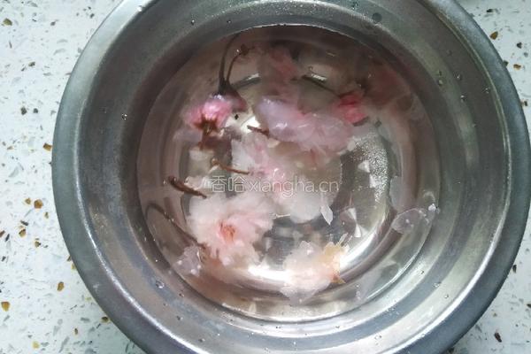 樱花蜂蜜小面包的做法图解1