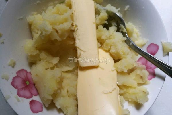 草莓酱土豆泥的做法图解4