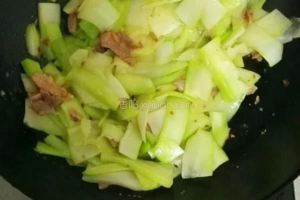 芥蓝炒肉的做法图解7