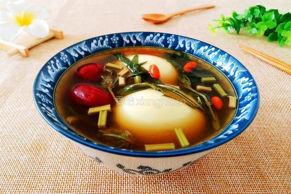 益母草煮红枣鸡蛋的做法图解13