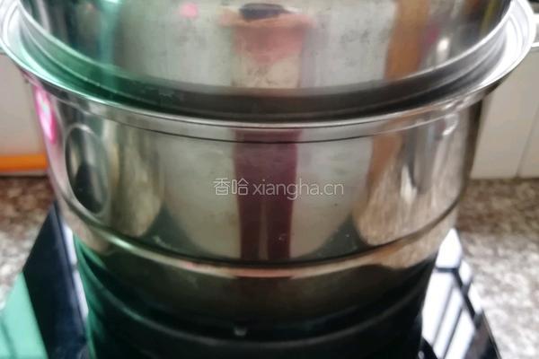 玉米面芝麻发糕的做法图解6