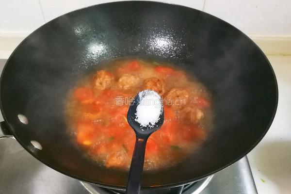 番茄肉圆汤的做法图解8