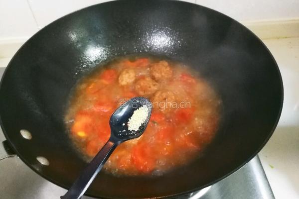 番茄肉圆汤的做法图解9