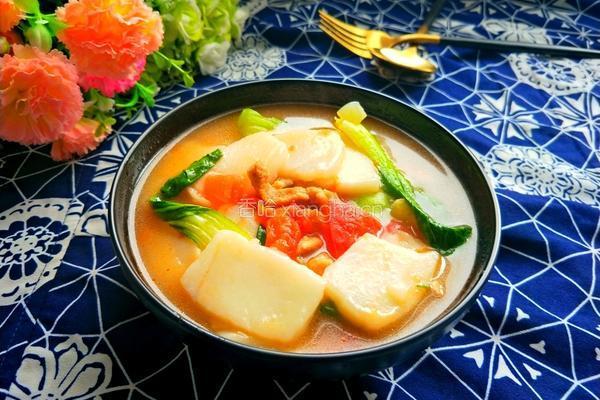 番茄肉丝煮年糕的做法图解12