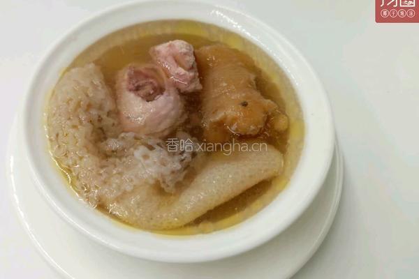 织金竹笙花胶汤 让未来的宝宝白白嫩嫩的做法图解5
