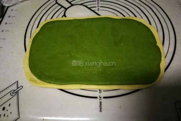 蜜豆椰蓉抹茶吐司的做法图解8