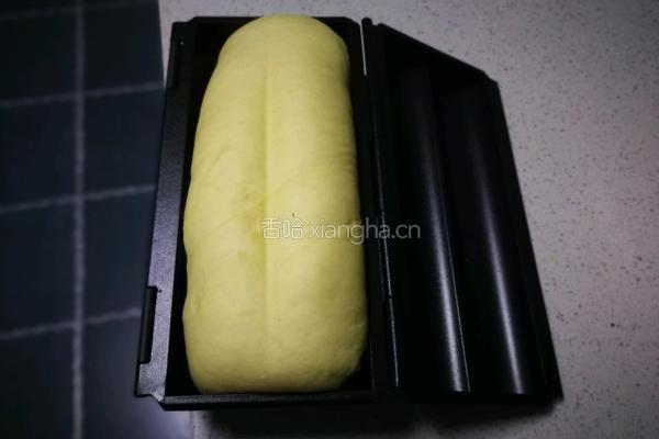 蜜豆椰蓉抹茶吐司的做法图解11