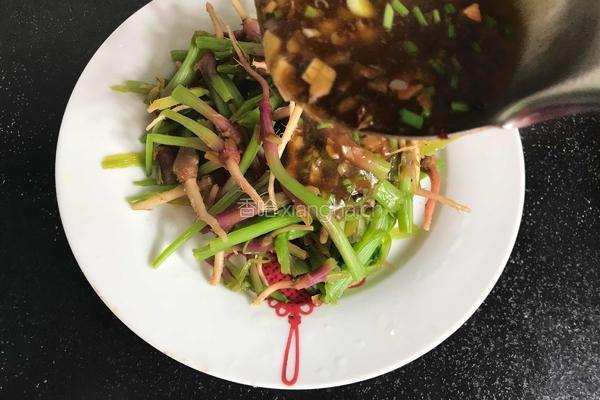 蚝油菠菜根的做法图解9
