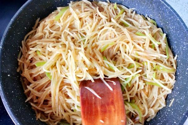 尖椒土豆丝的做法图解6
