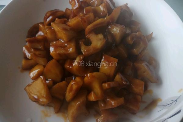 糖醋藕丁的做法图解7