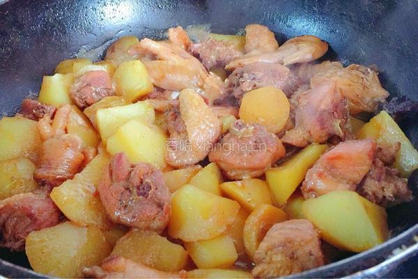 土豆炖鸡块的做法图解16