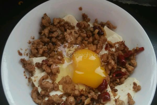 鸡蛋蒸豆腐的做法图解7