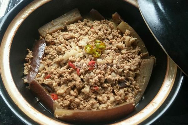 肉末茄子煲的做法图解10