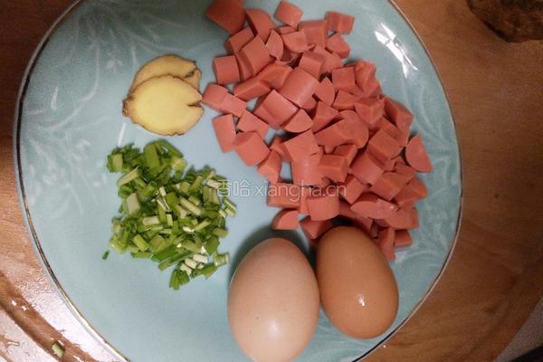 虾仁炒饭的做法图解2