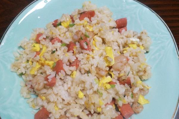 虾仁炒饭的做法图解6