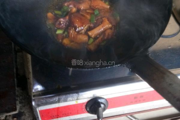 鸡肉针菇青辣椒面的做法图解4