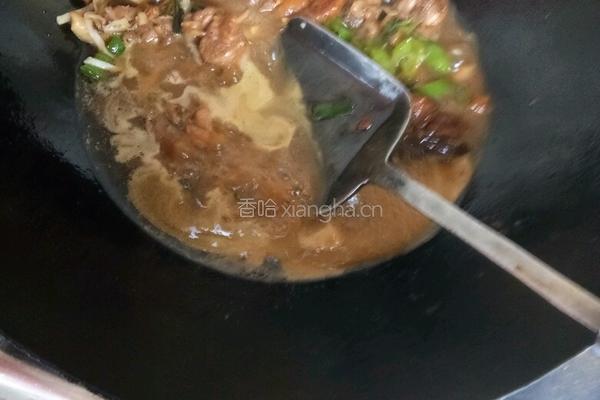 鸡肉针菇青辣椒面的做法图解6
