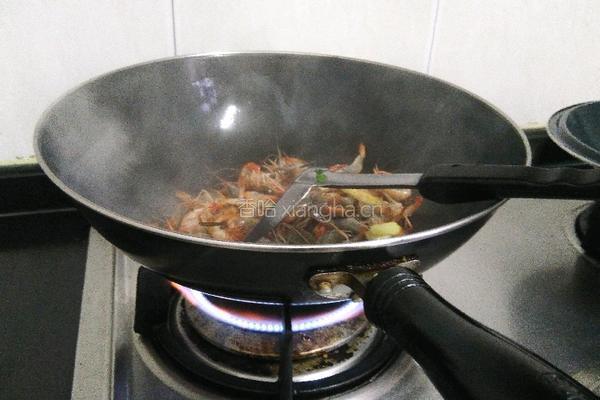 香辣红烧草虾的做法图解5