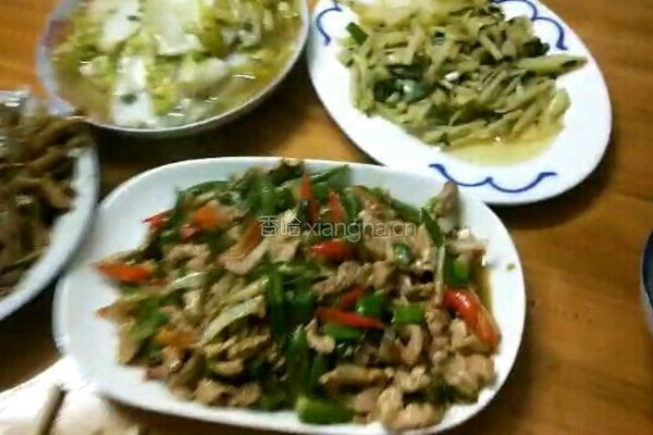 青椒鸡肉丝的做法图解3