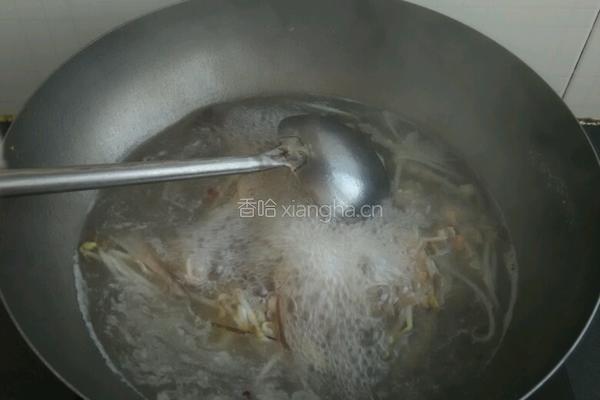 鲜菇肉丝汤的做法图解8