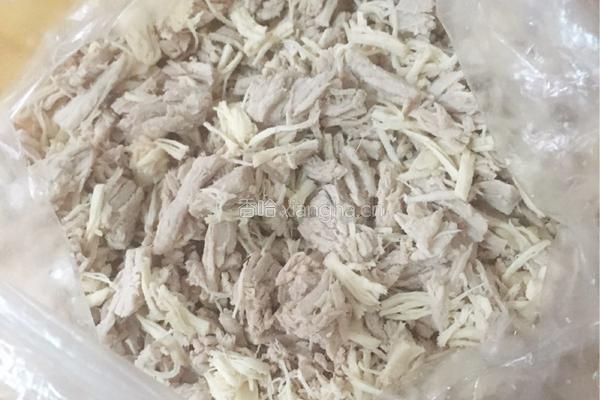 自制肉松的做法图解5