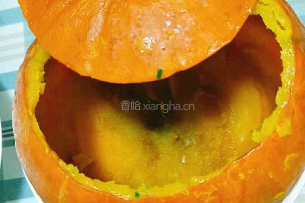七彩南瓜盅的做法图解8
